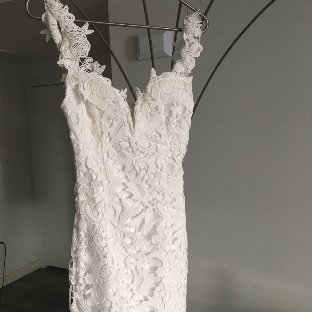 Sophisticated white dress